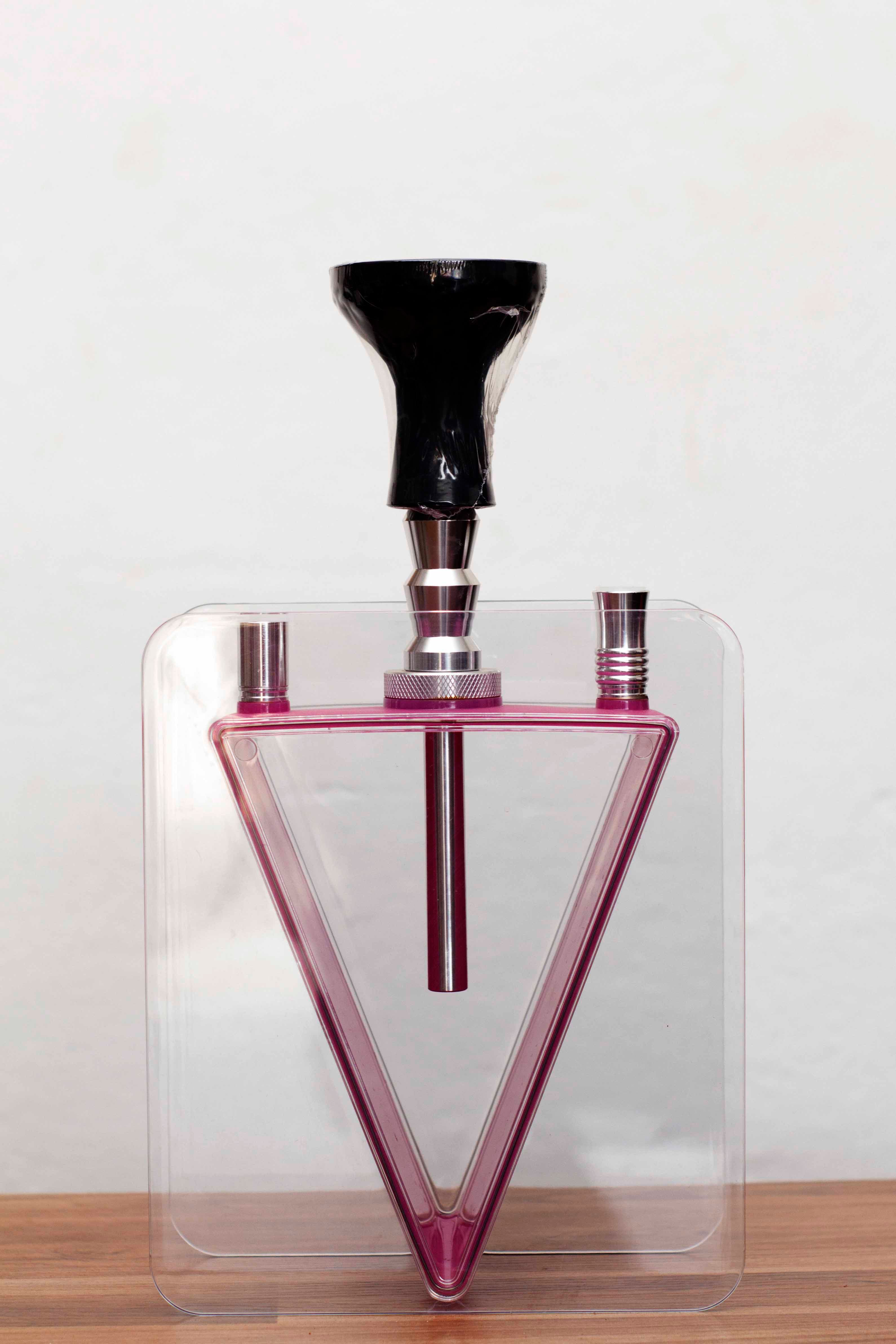 shisha pipe square - Red